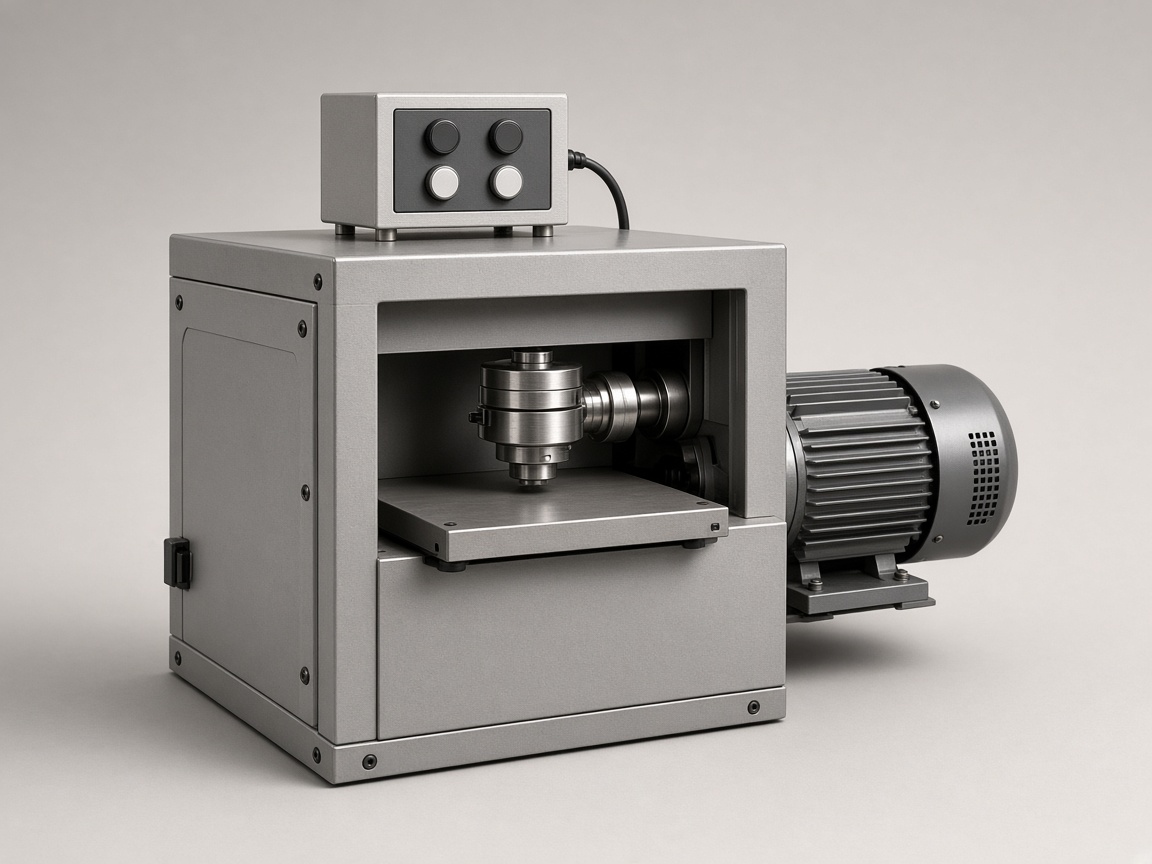 Makine ve teçhizatı temsil eden görsel: metal gövdeli endüstriyel makine